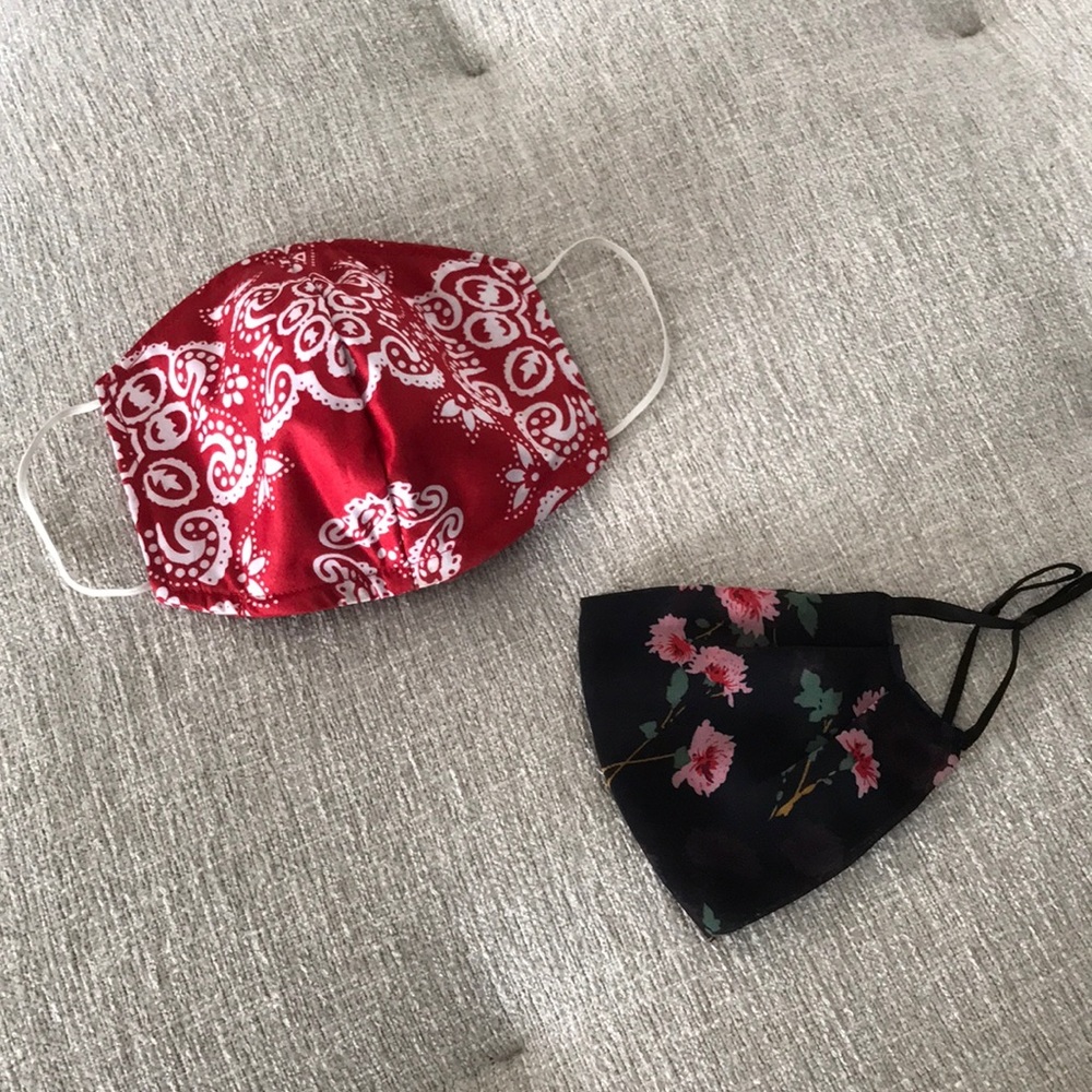 2 Face Masks. Both NWOT.